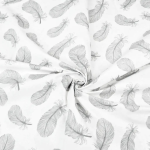 Feder-Prints / Stoffe mit Federn